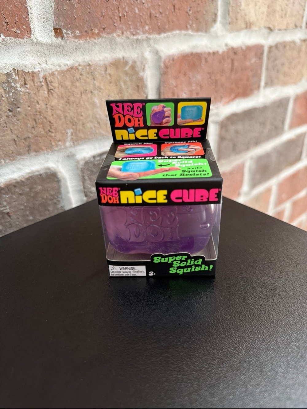 NeeDoh Nice Cube Super Solid Squish - Purple